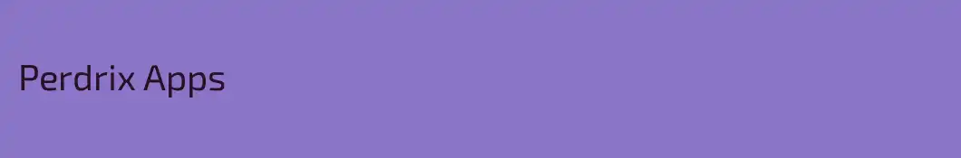 Perdrix Apps